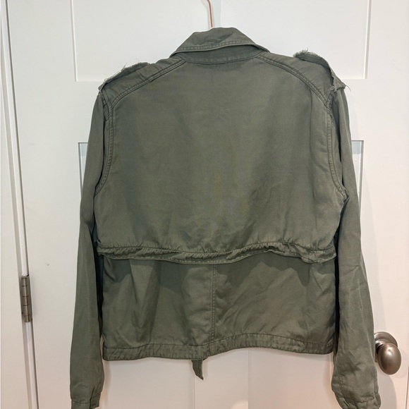 RAILS Barclay Utility Jacket
Cropped Military Pea Coat Sage Green Sz XS - Picture 5 of 9